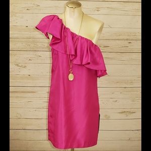 Pearl Georgina Chapman Fuchsia dress NWT